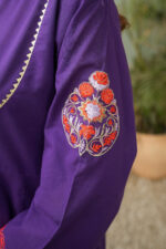 Purple Lawn Frock Suit - Image 2