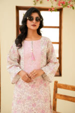 Printed Baby Pink Dress - Image 3