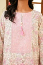 Printed Baby Pink Dress - Image 4