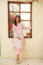 Printed Baby Pink Dress - Image 5