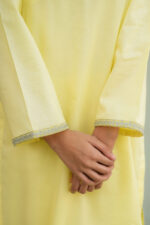 Sun-Kissed Yellow Organza 3-Piece Suit - Image 5