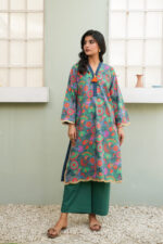 Emerald Bloom Printed Lawn 2-Piece Suit