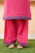Fuchsia Radiance Embroidered 2-Piece Suit - Image 5