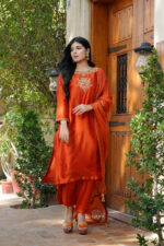 Rust Ember Silk 3-Piece