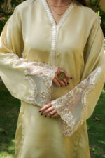 Ivory Radiance Hand-Embellished Silk 3-Piece Suit - Image 5