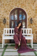 Mauve Mystique Shimmer Silk 3-Piece Suit - Image 5