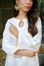 Snow White Hand-Finished Silk 3-Piece Suit - Image 2