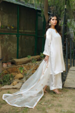 Snow White Hand-Finished Silk 3-Piece Suit - Image 3