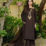 Cocoa Gilded Silk 3-Piece