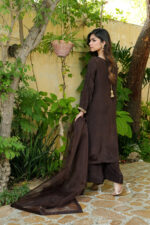 Cocoa Gilded Silk 3-Piece - Image 2