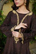 Cocoa Gilded Silk 3-Piece - Image 4