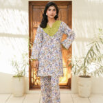 Multi-Coloured Printed Lawn Suit