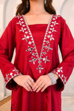 Crimson Noor Sheesha Silk 3-Piece - Image 4