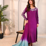 Plum Aura Sheesha Silk 3-Piece