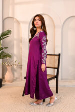Plum Aura Sheesha Silk 3-Piece - Image 2