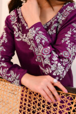 Plum Aura Sheesha Silk 3-Piece - Image 3