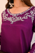Plum Aura Sheesha Silk 3-Piece - Image 4