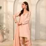 Peach Blossom Lama Silk 3-Piece