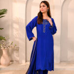 Azure Radiance Sheesha Silk 3-Piece