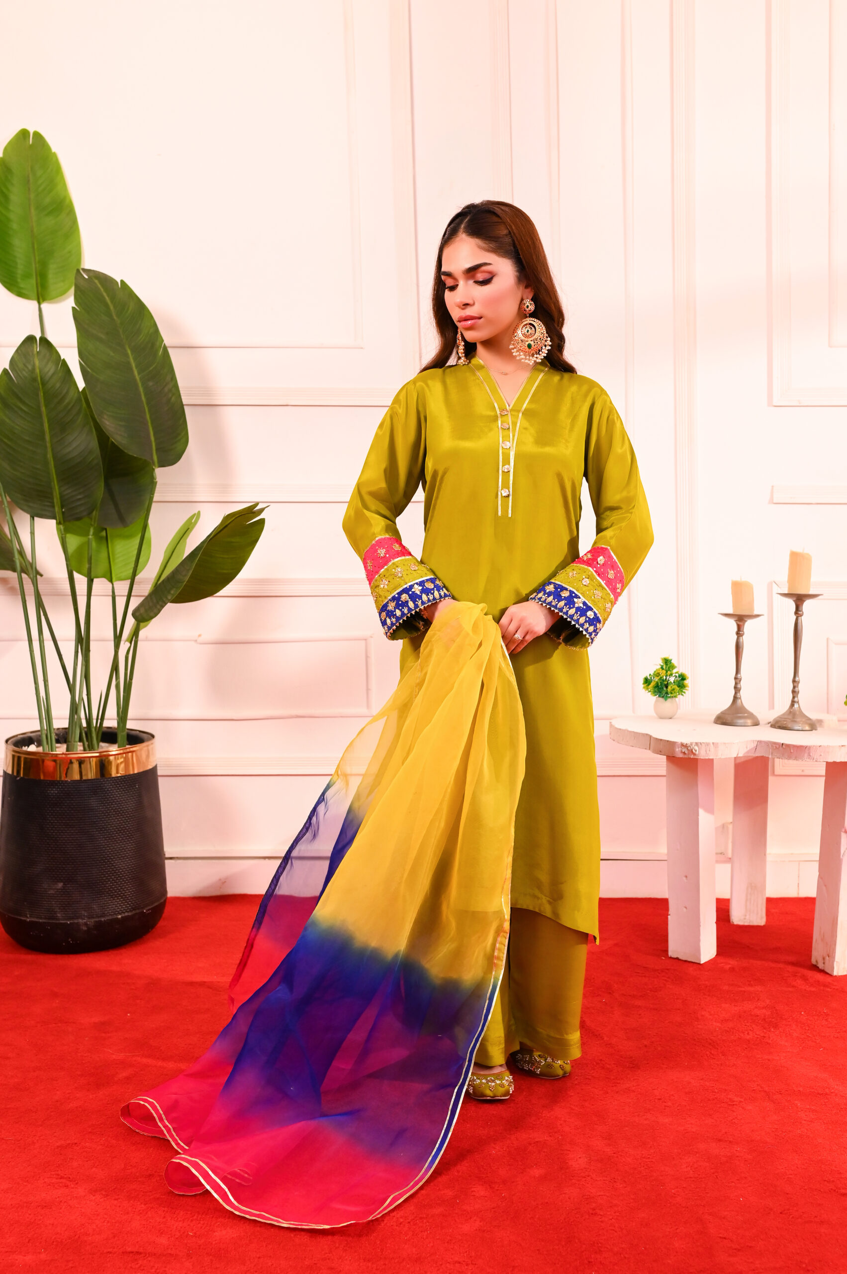 ALI_1559 Dhani Fusion Silk 3-Piece - Image 1