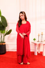 Pink Élan Chiffon 3-Piece - Image 3