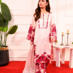 Blush Bloom Printed Silk 3-Piece