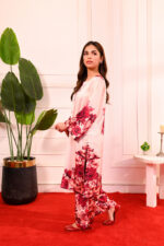 Blush Bloom Printed Silk 3-Piece - Image 4