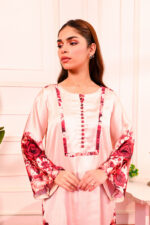 Blush Bloom Printed Silk 3-Piece - Image 2