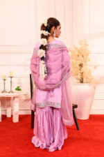 Lilac Royale Gharara 3-Piece - Image 3
